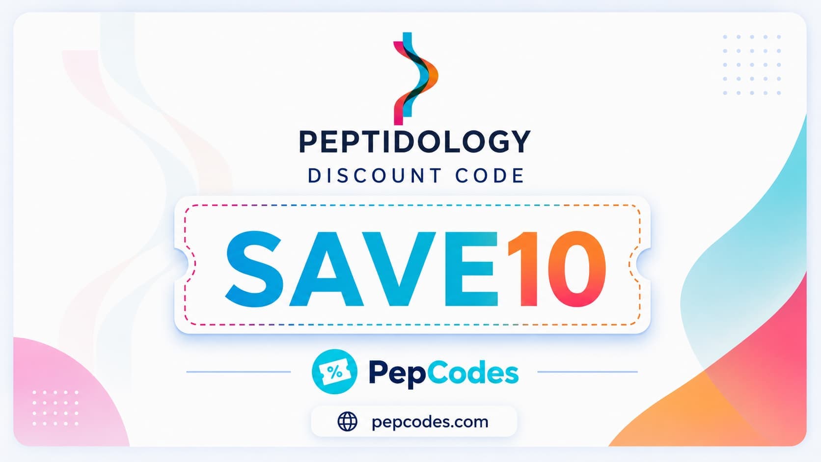 Peptidology discount code SAVE10 graphic